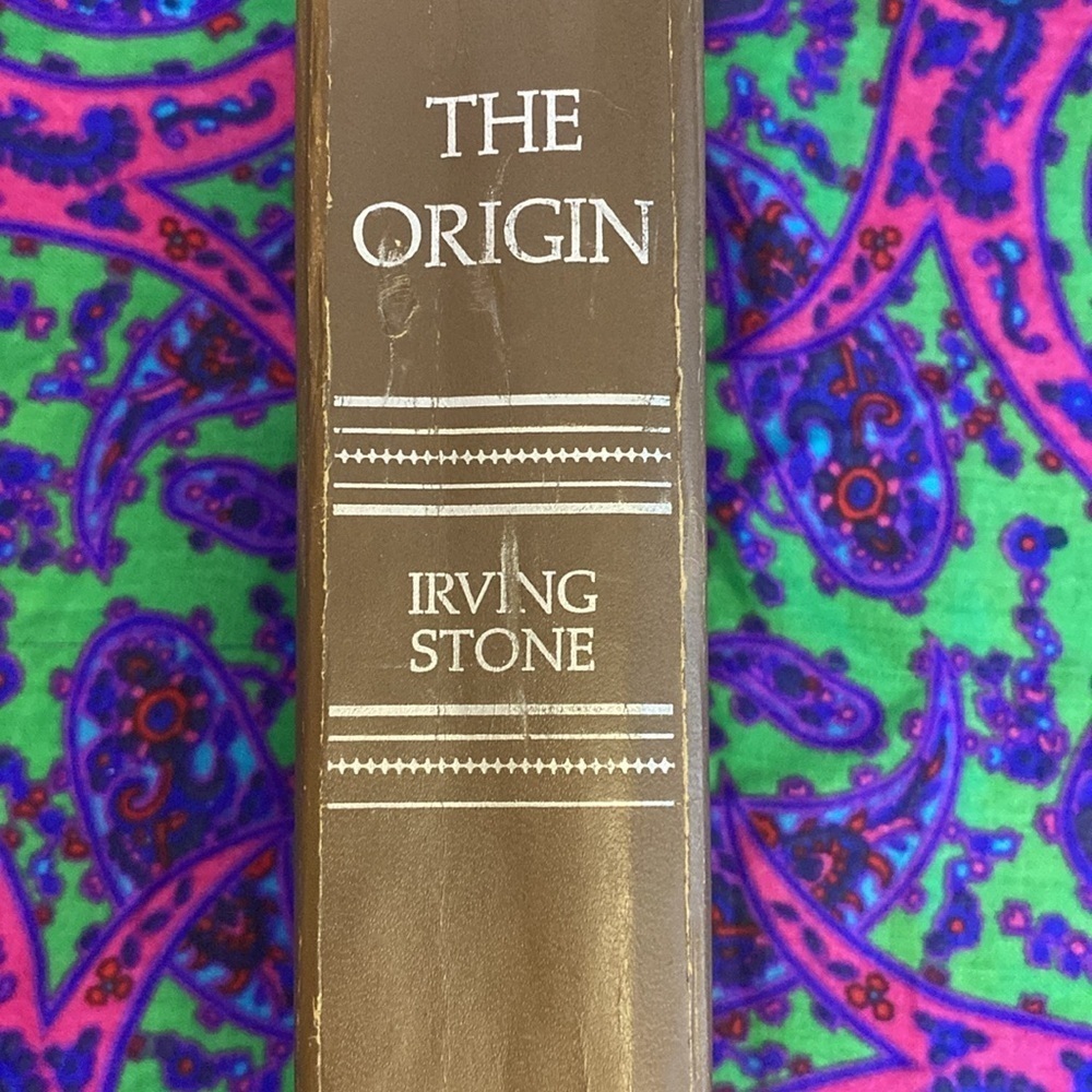 The Origin by Irving Stone Hardcover 1980 Vintage book